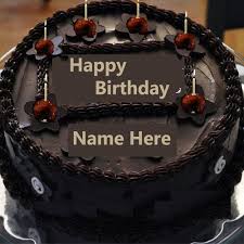 Chocolate Birthday Cake For Sister With Candles Write Name On Chocolate Happy Birthday Cake With Candle Happy Birthday Chocolate Cake Birthday Cake With Candles Happy Birthday Cake Photo