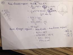 The length of the chord (d) is the distance between two points on a circle. In Figure Is A Chord Ab Of A Circle With Centre O And Radius 10 Cm That Subtends A Right Angle At Brainly In