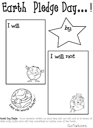 Earth Day Pledge Worksheet Earth Day Earth For Kids Worksheets For Kids