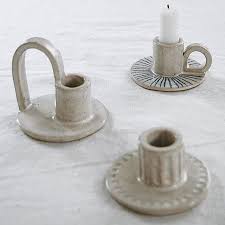 On April 14 We Ll Do A Workshop With Studiohearhear Which Makes Me Very Happy April Ha Ceramic Candle Holders Clay Pottery Clay Candle Holders