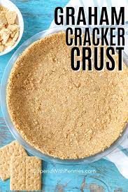 This Easy No Bake Graham Cracker Crust Is Made With Only 3 Ingredients And Ready In Homemade Graham Crackers Homemade Graham Cracker Crust Graham Cracker Crust