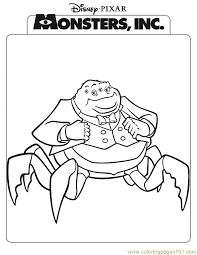 Here you will find awesome printable coloring pages from the monsters, inc. Monsters Inc Coloring Page 14 Coloring Page For Kids Free Monsters Inc Printable Coloring Pages Online For Kids Coloringpages101 Com Coloring Pages For Kids