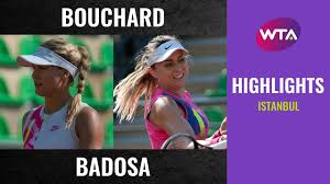 Прогноз на матч wta ролан гаррос (4 июня 2021 года). Eugenie Bouchard Vs Paula Badosa 2020 Istanbul Semifinal Wta Highlights Youtube