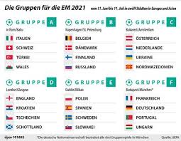 Die em 2021 (euro 2020) ist ein europäisches fußballturnier, das alle vier jahre ausgetragen wird. Em 2021 Spielplan Tv Ubertragung Und Gruppen Das Mussen Sie Wissen