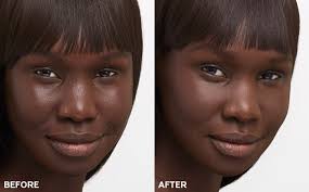 Women with darker skin also tend to have a more uneven skin tone that is lighter in the center of the face and darker under the. Synchro Skin Self Refreshing Lightweight Foundation Shiseido