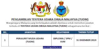 Sel pengambilan perajurit muda tentera darat cawangan sumber manusia markas. Pengambilan Rasmi Perajurit Muda Udara Tudm Sehingga 31 Disember 2019