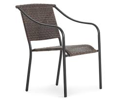 Wilson Fisher Baldwin All Weather Wicker Stacking Outdoor Dining Chair Big Lots In 2020 Outdoor Dining Chairs Wicker Dining Chairs Patio Seating
