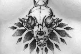 1.3 inner forearm black rose tattoo. Top 67 Best Cat Skull Tattoo Ideas 2021 Inspiration Guide