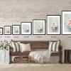 Andover contemporary matte flat top white painting frame 11/16. 1