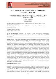 Masih sulit membedakan perbedaan dari keduanya ? Pdf Pengkomersial Tanah Wakaf Mengikut Perspektif Islam Commercialization Of Waqf Land In Islamic Perspective