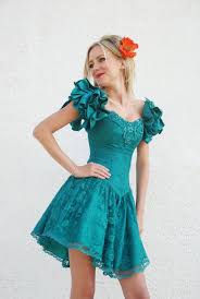 1980s Teal Tulle Mini Prom Dress It Makes Me Want To Have A Tacky 80s Prom Party D 80s 1980s Prom Mini Prom Dresses 80s Prom Dress 1980s Dresses