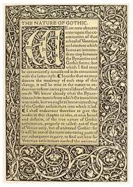 The Nature Of Gothic Kelmscott Press 1892 Title Page From The Stones Of Venice By John Ruski Arts And Crafts Movement Art And Craft Videos William Morris