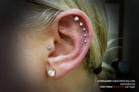 5 Ear Piercings By Chris Saint By Sixdayschris Via Flickr Cool Ear Piercings Cute Ear Piercings Earings Piercings