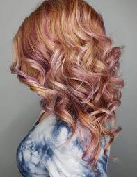 Pastel Pink Highlights For Strawberry Blonde Hair Pink Blonde Hair Blonde Hair Color Strawberry Hair