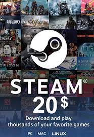 Redeem a steam gift card or wallet code. Kupit Klyuch Steam Wallet Gift Card 20 Usd Deshevo Smartcdkeys
