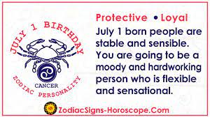 The numerology for july 16 is 7. July 1 Zodiac Full Horoscope Birthday Personality Zsh