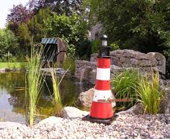 Garten deko leuchtturm aus 2mm metall rost optik. Figurenhalle Maritime Leuchtturme