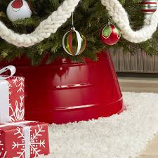 Glossyredtreecollarshf17 Christmas Tree Base Tree Collar Unique Christmas Trees