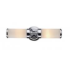 Lowe's carries an extensive selection of lights — from traditional and rustic to vintage bathroom lighting and more. Ip44 Twin Bathroom Wall Light Art Deco Style In Chrome And Opal Glass