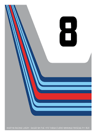 Minimalist Racing Livery Posters On Behance Martini Racing Racing Racing Posters