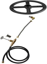 All electronic ignition accessories are found on page 69. Buy Stanbroil Natural Gas Fire Pit Burner Ring Installation Kit Black Steel 6 Inch Online In Turkey B01i32h0w2
