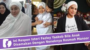 See more of dato' fazley (masterchef selebriti malaysia) on facebook. Ini Respon Isteri Fazley Yaakob Bila Anak Disamakan Dengan Neneknya Rosmah Mansor Youtube