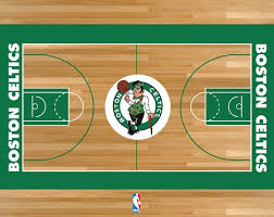 Boston Celtics Basketball Court Boston Celtics Basketball Celtics Basketball Boston Sports