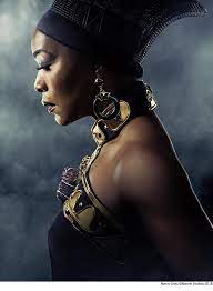 Wakandan queen mother angela bassett may have some some tea to spill about the plot of a black panther sequel. Cristina Sabatini Worn For Black Panther Movie Promotion