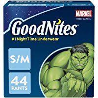 Goodnites Bedtime Bedwetting Underwear For Boys S M 44 Ct