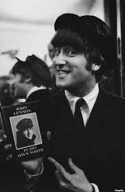John lennon's first book, in his own write, was published on this day by jonathan cape. John Smiles With His First Book In His Own Write 1964 The Beatles John Lennon Beatles Pictures
