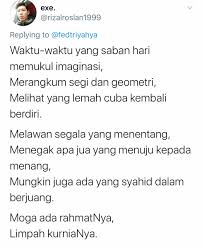 Itulah informasi tentang contoh puisi nilai kemanusiaan dan moral dalam masyarakat modern yang dapat admin kumpulkan. Fedtri Yahya On Twitter Pemenang Bagi Kategori Puisi Kemanusiaan Set Al Quran Bertabur Swarovski Tahniah Backpackerpokai Aliif Ihsaan Rizalroslan1999 Wannoorfarhan Sila Dm Hp Alamat Anda Untuk Penghantaran Hadiah Https T Co