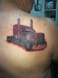 Truck tattoo by krzysztof m. Truck Driver Tattoo Designs Shefalitayal