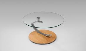 Fitathome round tempered glass coffee table, nordic minimalist sofa table, modern side table, end table with iron black base for home, living room, patio, garden (80cm*80cm*40cm) 4.3 out of 5 stars. Contemporary Coffee Table 4019 Alfons Venjakob Gmbh Co Kg Glass Solid Wood Round