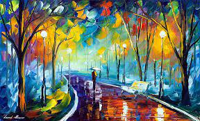 Check spelling or type a new query. Misty Mood In The Park Palette Knife Oil Painting On Canvas By Leonid Afremov Size 15 X25