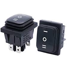 For wiring these switches are single pole / double throw. Twidec 2pcs Waterproof Rocker Toggle Switch 16a 250v 20a 125v Ac 6 Pins 3 Position On Off On Dpst Boat Or Car Black Kcd4 203n Bk Buy Online In Cayman Islands At Cayman Desertcart Com Productid 136079593