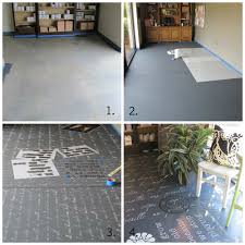 How To Transform Floors Using Chalk Paint The Palette Flooring Painted Concrete Floors Design