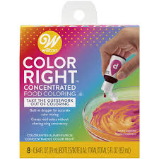 wilton color right performance food coloring set achieve