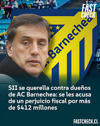 Lee la nota completa en nuestra página ☝️ ⚽ ⚖️ El SII presentó una querella  criminal por delitos tributarios contra los propietarios de AC Barnechea, Armando  Cordero Rivadeneira y su hijo Armando