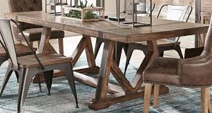 Nelson Trestle Dining Table Art Van Furniture Trestle Dining Tables Table Dining Table