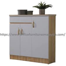 Furniture is also used to hold objects at a convenient height for work (as horizontal surfaces above the ground. 3 3ft New Modern Shoe Storage Cabinet Rak Kasut Mempunyai 3 Pintu
