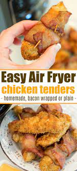 Homemade Ninja Foodi Chicken Tenders Wrapped In Bacon Are Here For You To Enjoy Tonight Easy Walnut Chicken Recipe Appetizer Recipes Homemade Chicken Tenders
