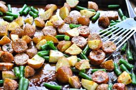 Served traditionally with spaghetti and marinara sauce, these chicken meatballs are a family favorite. Sheet Pan Italian Sausage With Potatoes The Seasoned Mom