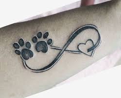 Timantti Vinossa Tuolla Tavalla Ilman Tassuja Dogtattooideas Animal Tattoos Pawprint Tattoo Infinity Tattoos