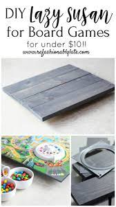 Cheap And Easy Diy Lazy Susan Game Board Diy Lazy Susan Diy Wood Projects Diy Crafts To Sell