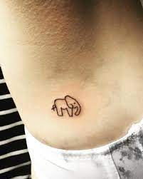 228 Likes 2 Comments Stick And Poke Tattoos Sticks Not Stones On Instagram Cute Little Elephant For Seonamichel Tattoo Ideen Tattoos