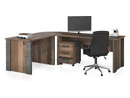 Weiss b x h x t montiert: Cassia Winkelkombination Material Dekorspanplatte Old Wood Vintage Betonfarbig