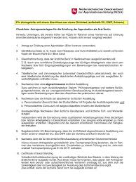 Manche firmen nehmen nicht von allen prüfungsträgern angebote. Checkliste Approbation Aerzte Drittstaatabschluss 08 2016