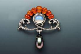 清新宝石高级珠宝台湾设计师龚遵慈作品 未来艺术家网 luxe jewelry fire opals jewelry amazing jewelry