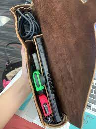 i made a leather case for my nintendo switch handmade crafts howto diy nintendo switch accessories nintendo switch case nintendo