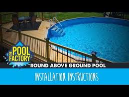 24 X52 Cameo Round Pool Above Ground Pools Swimming Pool Installation Pool Installation Above Ground Swimming Pools
